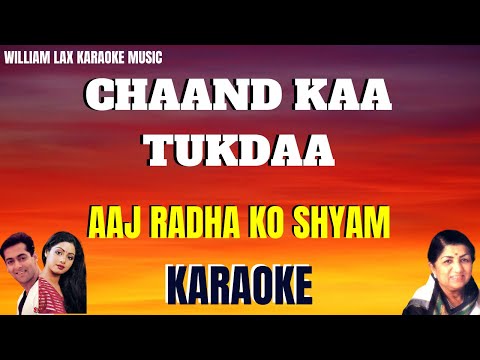 AAJ RADHA KO SHYAM KARAOKE VIDEO #chaandkaatukdaa #salmankhan #shreedevi hindikaraokesong #karaoke