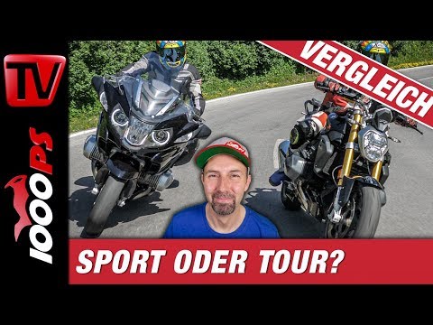 BMW R 1250 R vs. R 1250 RT Schlagabtausch in den Bergen