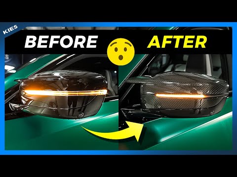 Part 2: M3 G80 CARBON FIBER TRANSFORMATION (Mirror Caps) | 4K