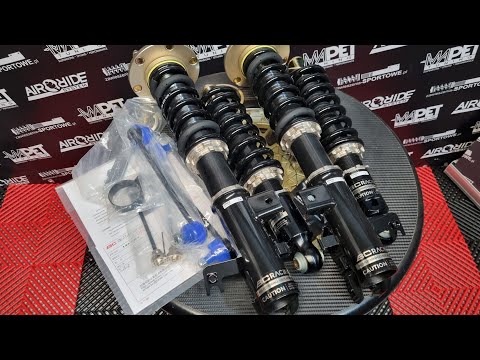 Zawieszenie gwintowane GWINT BC racing A-73 Honda CRV - MAPET-TUNING Unboxing