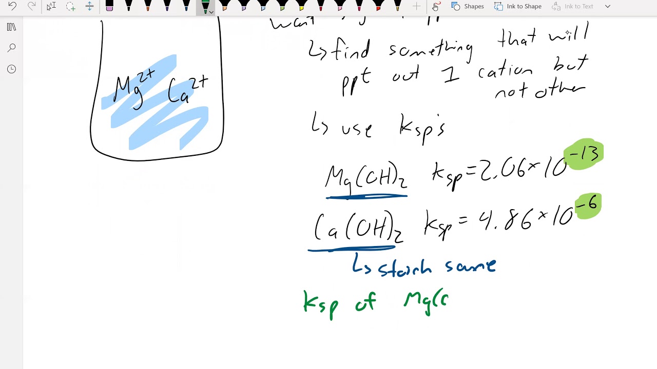CHEM102 CH15 pt9 selective precipitation