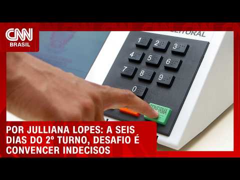 Eleições 2026: A seis dias do 2º turno, desafio é convencer indecisos | O GRANDE DEBATE