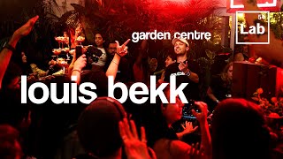 louis bekk in a garden centre DJ set