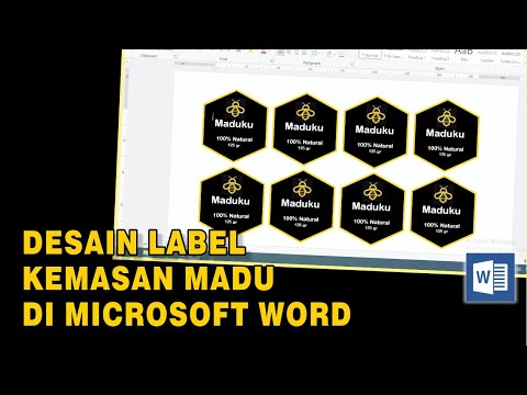 , title : 'Desain Label Kemasan Toples Madu di Microsoft Word'