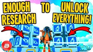 How to UNLOCK ALL RESEARCH in Astroneer 1.0 (Astroneer Gameplay)