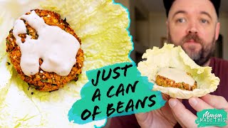 Air-Fried Vegan Falafel with Easy Tahini Sauce - Canned Chickpea Recipe - Testing the Recipe #1