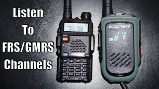 How to Listen to FRS/GMRS Frequencies on a Baofeng UV5R
