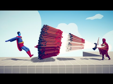 SUPERMAN vs EVERY GOD - Totally Accurate Battle Simulator TABS