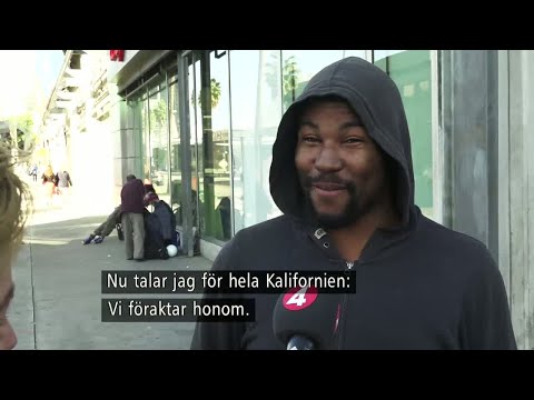 Kalifornien mot Trump - "Han gör USA till åtlöje" - Nyheterna (TV4)