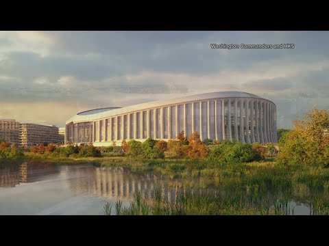 Commanders unveil stadium renderings on old RFK Stadium site
