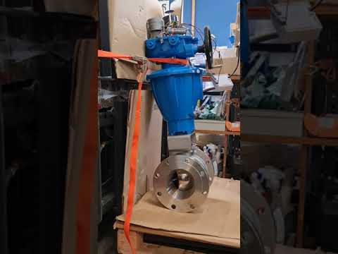 Fail Close Test on a 6inch Flg ANSI 150 Pekos 1pc Ball Valve Actuated with Mechanical Spring Close