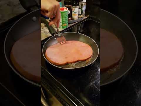 Glazed Ham Steak For An Simple Dinner!