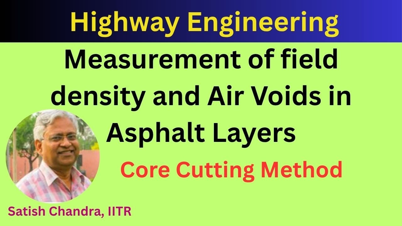 Determination of Field density and air voids in asphalt layers, quality control in field for density