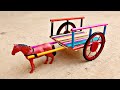 How To Make Horse Cart From Pencil Bullock Cart