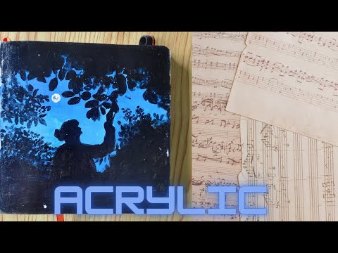 Nature acrylic painting tutorial by sayani's craft