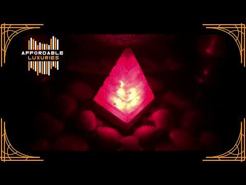 7 Color Changing USB Himalayan ‘Pyramid with Lines’ Salt Lamp for Decoration - Affordable Luxuries