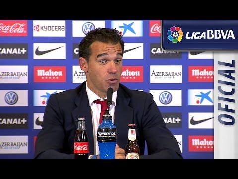 Rueda de Prensa de García Plaza tras el Atlético de Madrid (7-0) Getafe CF - HD