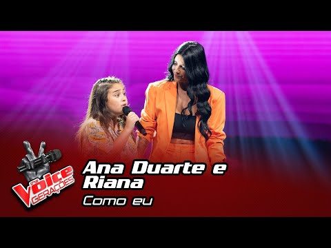 Ana Duarte and Riana - "Como Eu" - Blind Audition | The Voice Generations