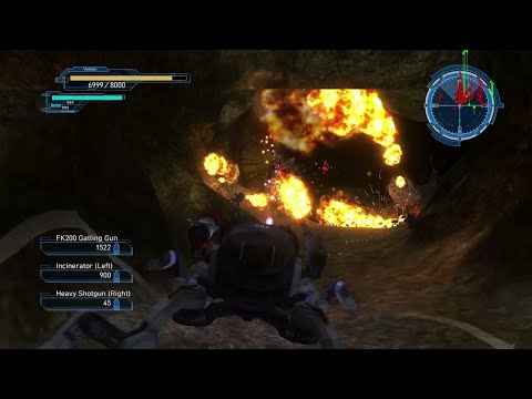 EDF 5 M33 Cave Invasion Stage 2 Inferno AR weapon limits ( Earth Defense Force )