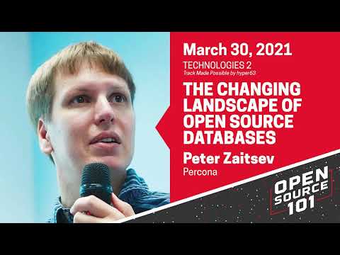 Watch on YouTube: The Changing Landscape of Open Source Databases