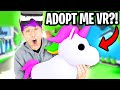Can We Beat ROBLOX VR ADOPT ME!? (FUNNIEST MOMENTS)