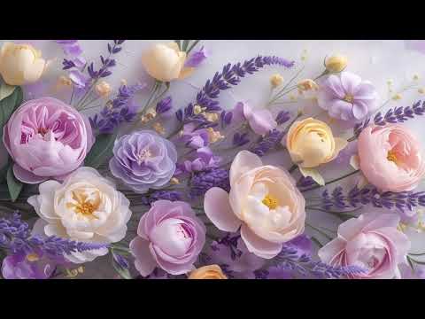 Floral Art Screensaver For Your TV | Screensaver Flowers | Wallpaper Flowers | TV Wallpaper