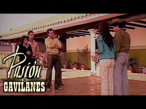 Pasion de Gavilanes - Jimena trae a Olegario a la hacienda Reyes para pedir trabajo