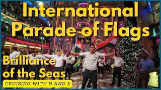Cruise Ship Crew Throws AMAZING International Parade of Flags