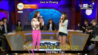 Davichi - The Wind Blows LIVE [eng sub+roman]