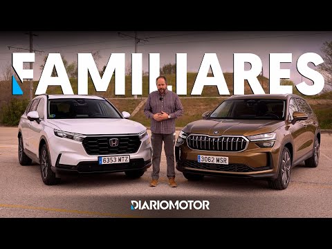 Comparativa Honda CR-V HEV vs Skoda Kodiaq PHEV: ¿SUVs grandes para TODO? | Review | Diariomotor