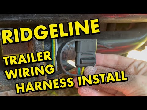 Honda Ridgeline Trailer Wiring Harness Install