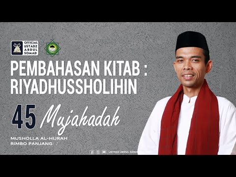 LIVE | NGAJI KITAB RIYADHUSSHOLIHIN 45 - MUJAHADAH | Musholla Al-Hijrah, jl Rimbo Panjang, Kampar