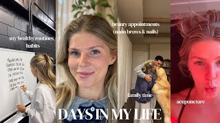 VLOG: healthy snack plates, first tattoo??, new fav nails, acupuncture, strength program workouts