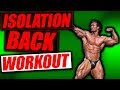 Isolation Back Workout 4 Maximum Stage Presence