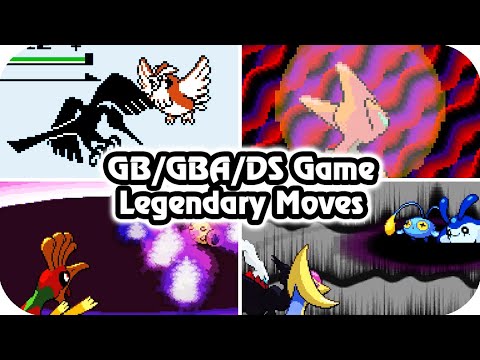 Pokémon 2D Games : All Legendary Signature Moves (HQ)