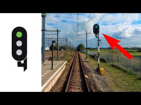Spoorwegseinen uitgelegd DEEL 3: Hoog groen sein [Woerden - Den Bosch CABVIEW HOLLAND SLT 2020]