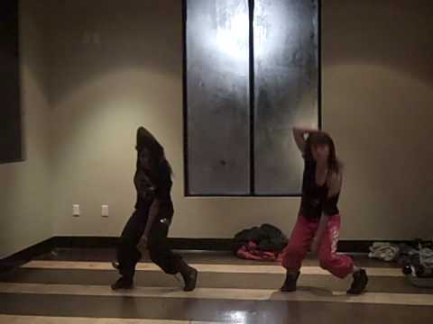 Katee Shean and Comfort Fedoke Choreo to Cry by Rehinna