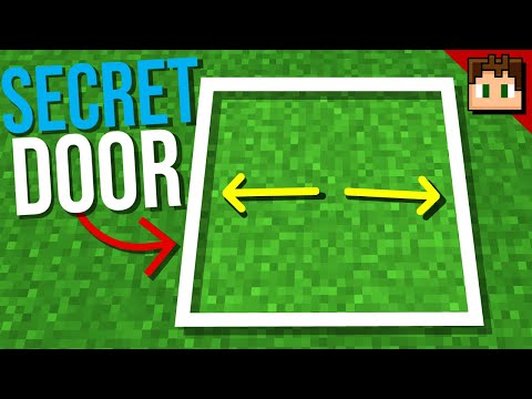 Minecraft Bedrock: Easy 2x2 FLUSH TRAPDOOR Tutorial! 1.21