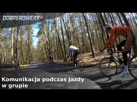Jak bezpiecznie jeździć na rowerze w grupie - ostrzeganie o niebezpieczeńśtwie