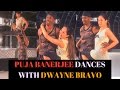 PUJA BANERJEE DANCES WITH DWAYNE BRAVO JHALAK DIKHLA JAA VLOG 8 ARTIST ADVENTURES DANCER VLOGS