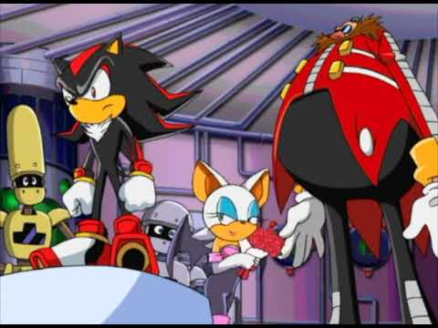 Sonic X Comparison: Eggman Congratulates Shadow / Rouge Meets Shadow (Japanese VS English)