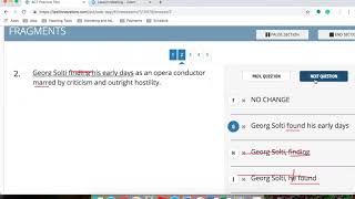 Writing: Sentence Fragments