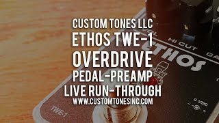 Video thumbnail for Custom Tones: ETHOS TWE-1 Live jam/runthrough by Brett Kingman