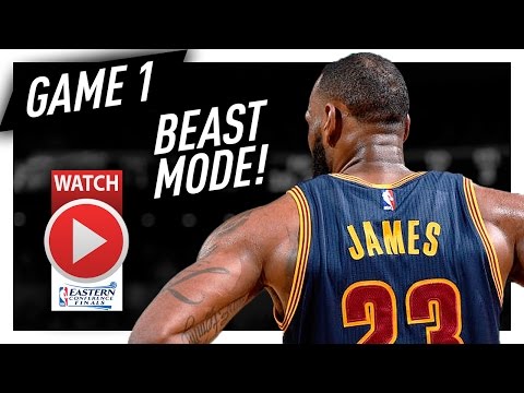 LeBron James Full Game 1 Highlights vs Celtics 2017 Playoffs ECF - 38 Pts, 9 Reb, 7 Ast, BEAST!