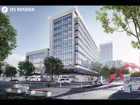 CGSOREAL- Office Building Exterior Full Set Package Download D5 Render