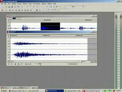 sound forge tutorial making  drum hits