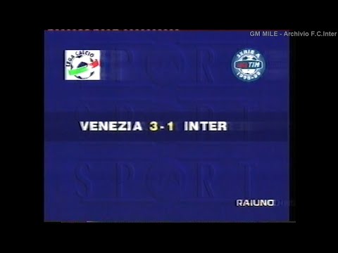 1998-99 (33^ - 16-05-1999) Venezia-INTER 3-1 [Volpi,Aut.Frey,Maniero,Ronaldo(R)] 90°Minuto Rai1