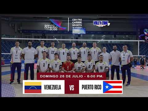VENEZUELA VS. PUERTO RICO - JUEGOS CENTROAMERICANOS  Y DEL CARIBE SANTO DOMINGO 2026