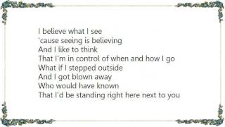 Hoobastank - Never Saw It Coming Lyrics