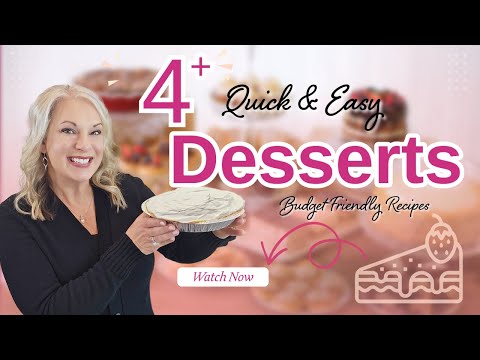 Frugal and Fabulous: 4 Easy Desserts to Make on a Budget | Budget-Friendly Recipes